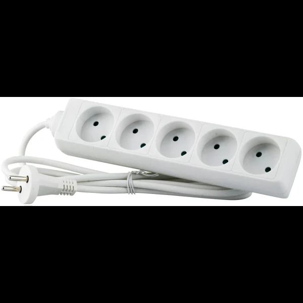5-way Danish Power Strip 5m