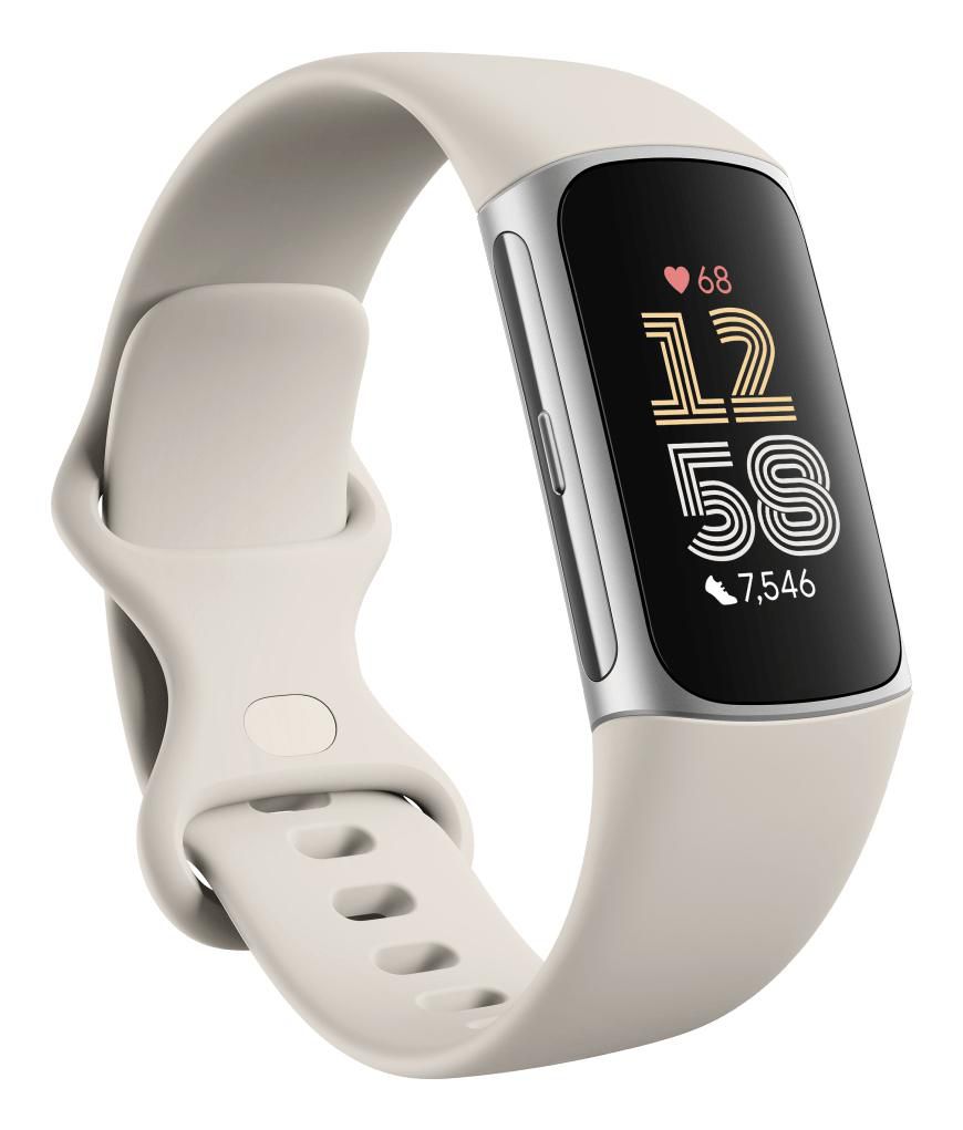 Fitbit Charge 6 AMOLED Braccialetto per rilevamento di attivit Argento (Fitbit Charge 6 Silver)