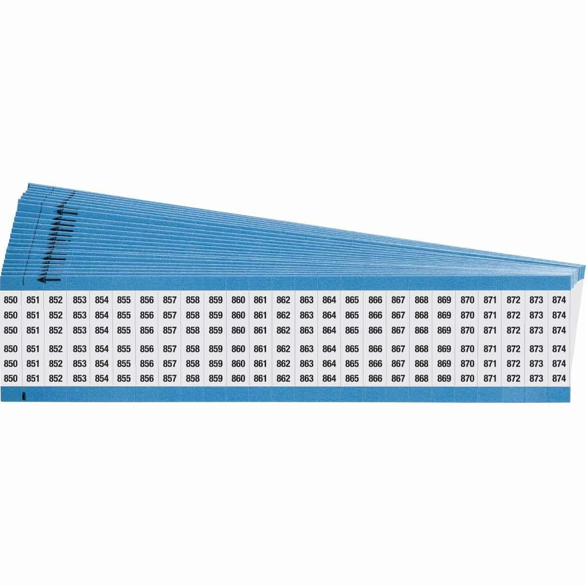 Brady WM-850-874-PK W128426380 Wire Marker Cards - 
