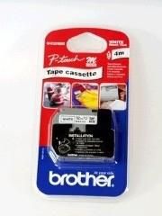 Brother 12MM TAPE Blac on white 4m 4