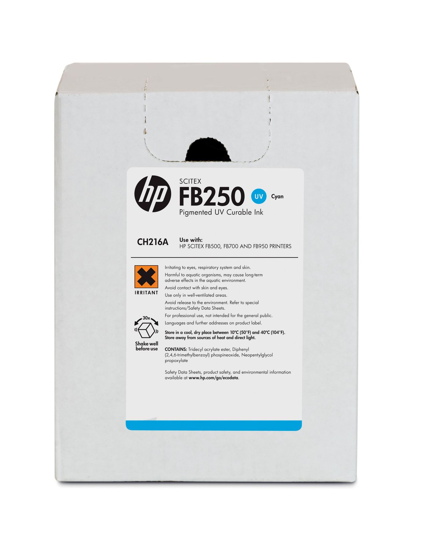 HP Inchiostro ciano Scitex 3 litri FB250