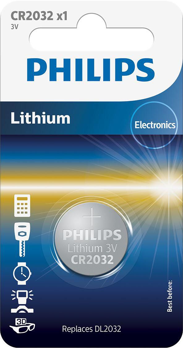Philips Minicells Batteria CR2032/01B