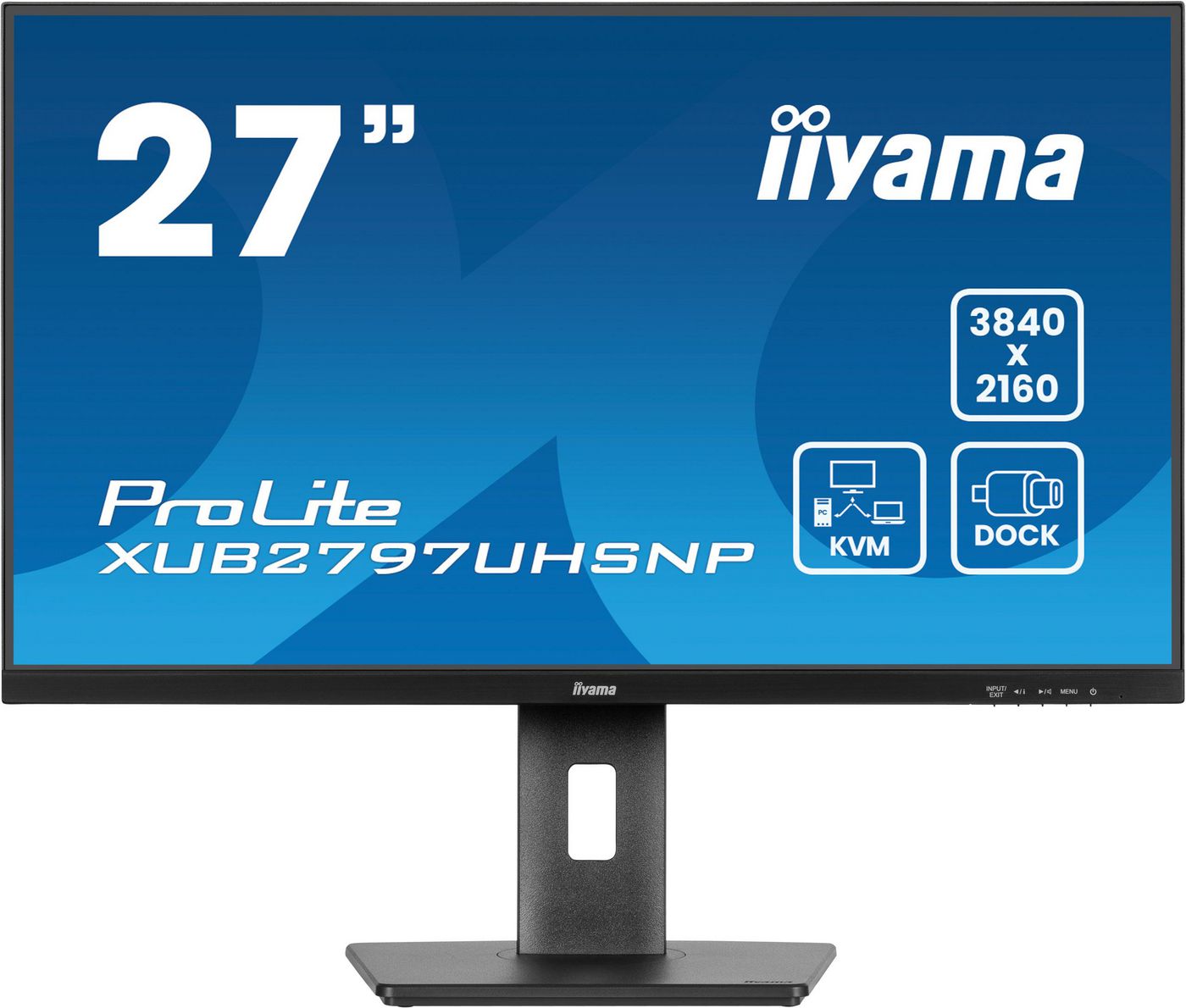 iiyama ProLite XUB2797UHSNP-B1 Monitor PC 686 cm (27") 3840 x 2160 Pixel 4K Ultra HD LED Nero
