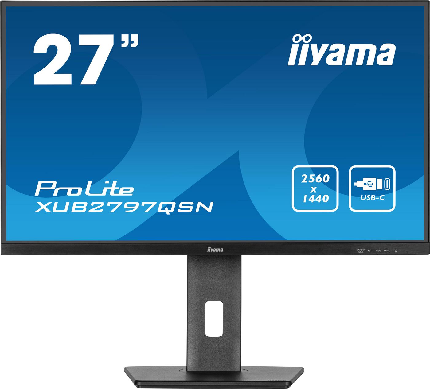 iiyama ProLite XUB2797QSN-B2 Monitor PC 686 cm (27") 2560 x 1440 Pixel 2K Ultra HD LED Nero