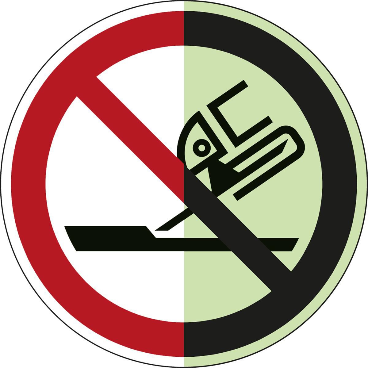 Brady PP032NT-ALU-PHOLUMC-DIA 1501-B W128403022 Glow-in-the-dark safety sign 