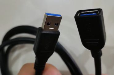 USB 3.0 A-A 1.8 m M-F, Black