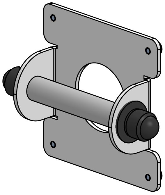 Kiosk tilting mount
