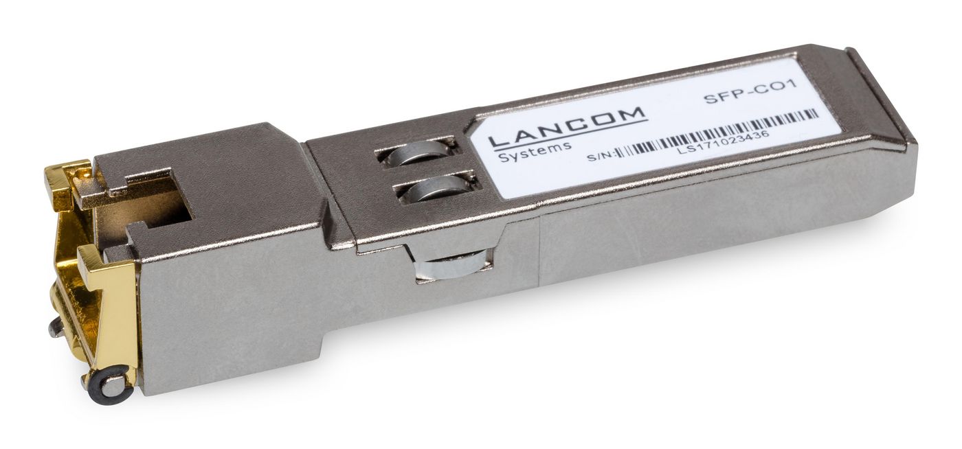 Lancom Systems SFP-CO1 modulo del ricetrasmettitore di rete Rame 1000 Mbit/s (LANCOM SFP-CO1 - IN)