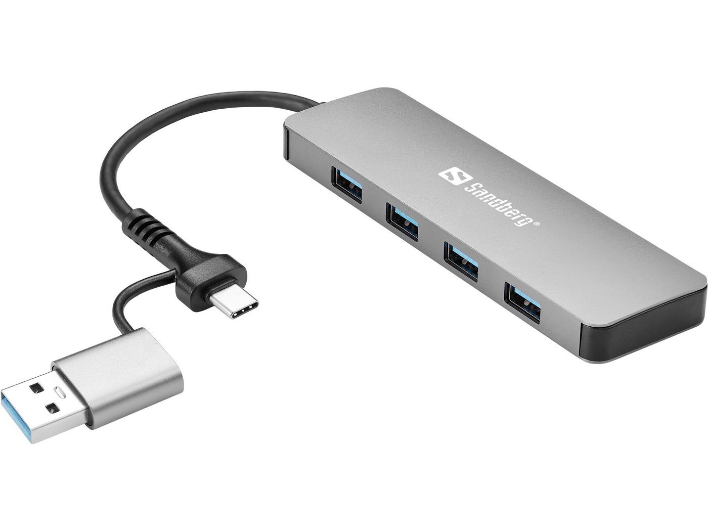 USB-C/A to 4xUSB 3.0 Hub