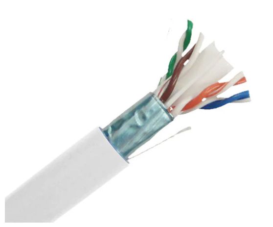 Cat6 FTP Solid, 23AWG 0.55MM - CCA, PVC,305m - Warranty: 300M