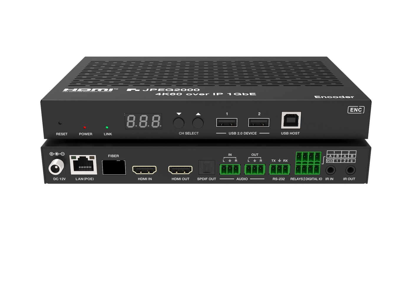 AV over IP 4K60Hz JPEG2000 - Videowall / Matrix - Encoder - Warranty: 36M
