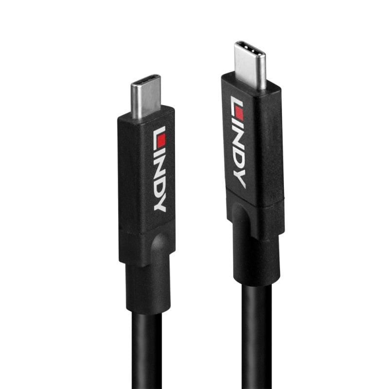 Lindy 43411 cavo USB USB 3.2 Gen 2 (3.1 Gen 2) 8 m USB C Nero