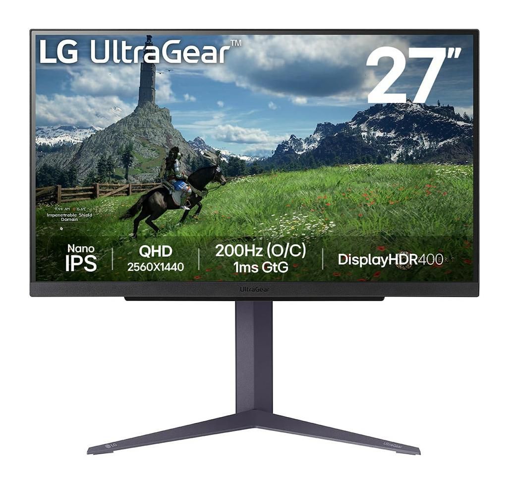 LG 27GS85Q-B Monitor PC 686 cm (27") 2560 x 1440 Pixel Quad HD LCD Nero