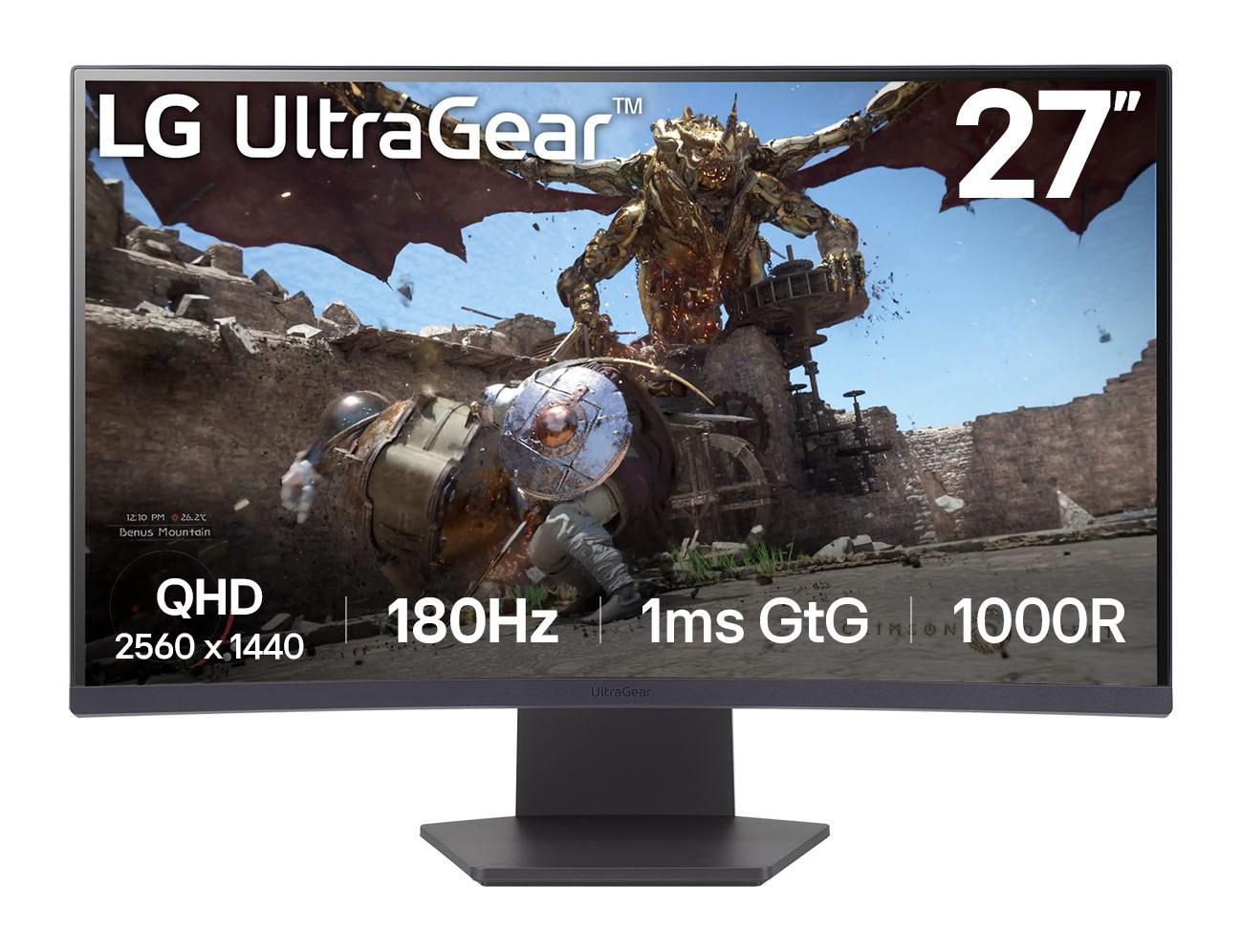 LG 32GS60QC-B Monitor PC 80 cm (31.5") 2560 x 1440 Pixel Quad HD Nero