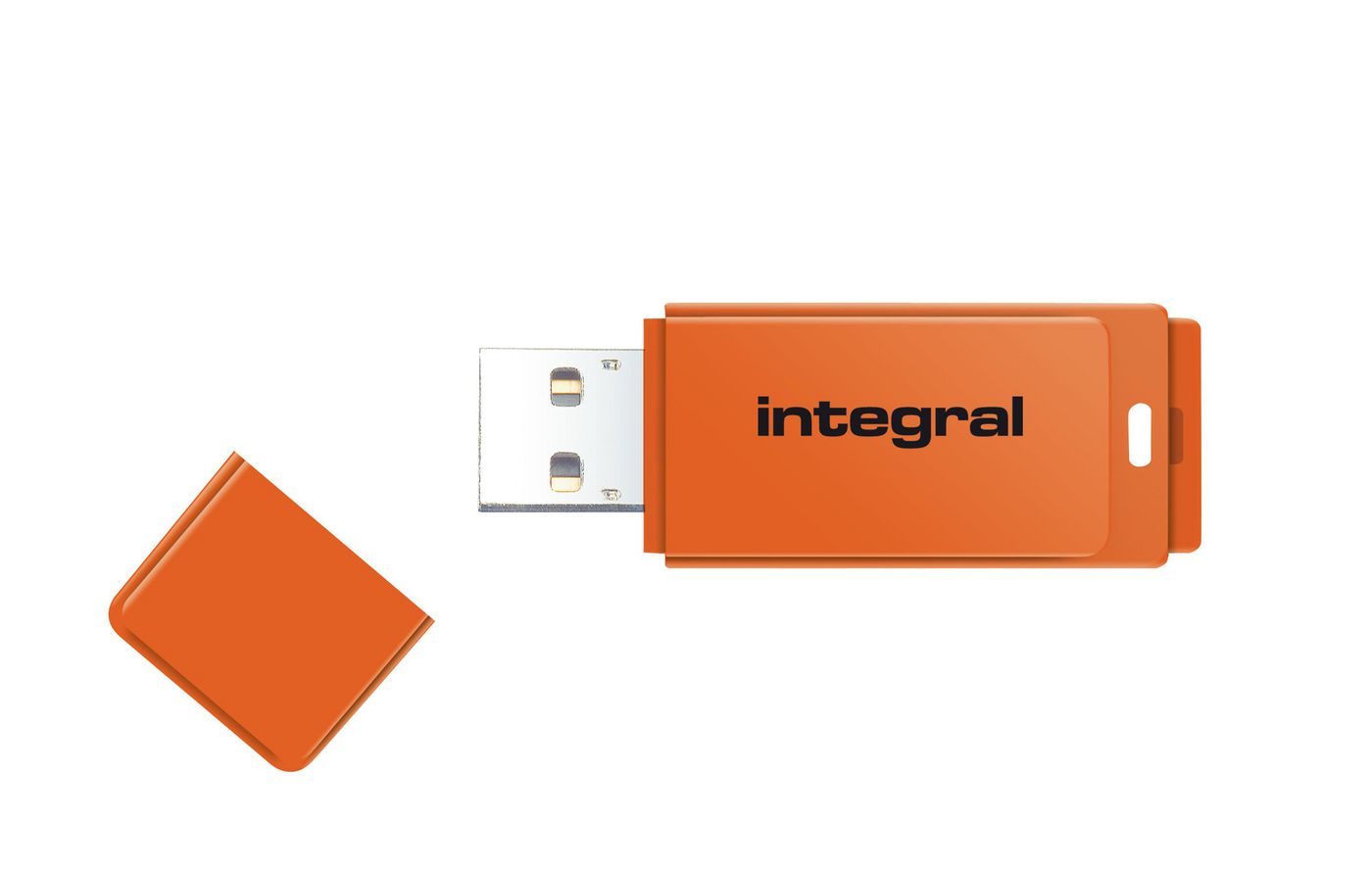 Integral INFD16GBNEONOR W129020148 16Gb Usb2.0 Drive Neon Orange 