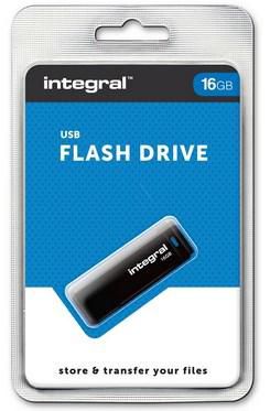 Integral INFD16GBBLK. W129020145 Black Usb 16Gb Usb Flash 