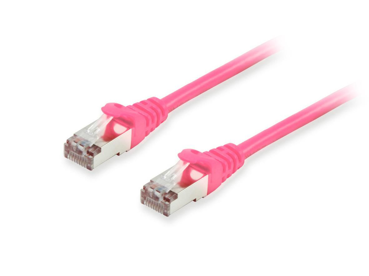 Equip 606903 cavo di rete Rosa 1 m Cat6a S/FTP (S-STP)