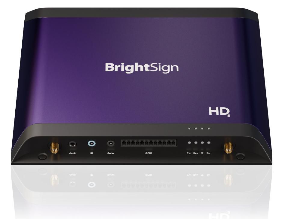 BrightSign HD1025 W129021844 Digital Media Player Black, 