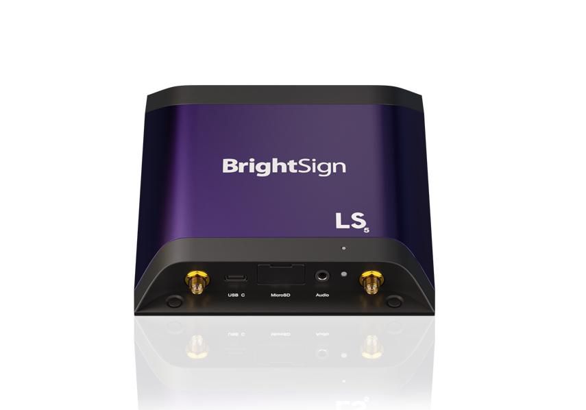 Lettore multimediale per segnaletica digitale BrightSign LS425