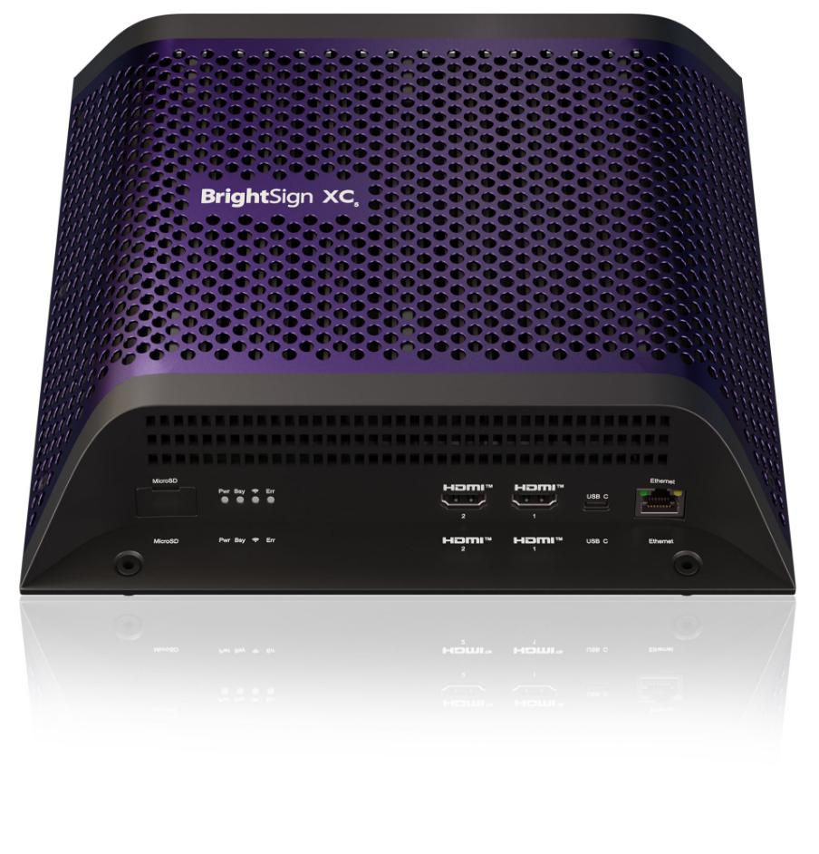 BrightSign XC2055 W129021847 Digital Media Player Violet 
