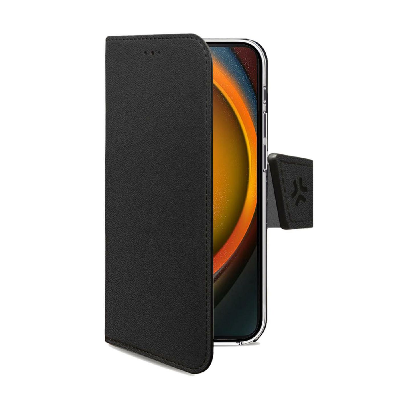 Custodia per portafoglio Wally Galaxy XCover 7 Nero