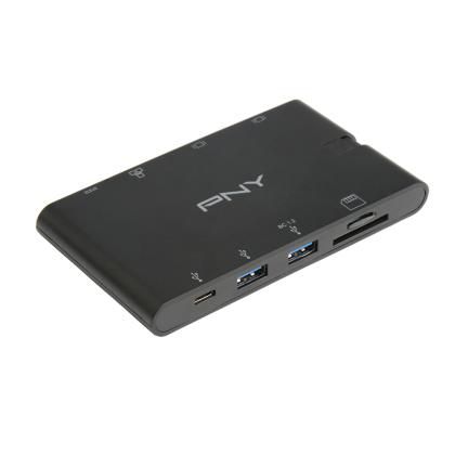 PNY MINI STATION D'ACCUEIL USB - USB-C - HDMI - RJ45 - VGA - SD - MICRO SD