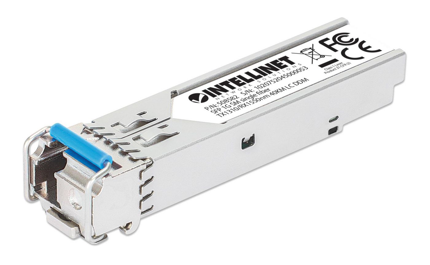 Intellinet 508582 modulo del ricetrasmettitore di rete Fibra ottica 1000 Mbit/s SFP