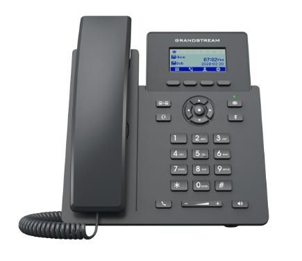 Ip Phone Black 2 Lines Lcd