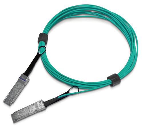 Nvidia 980-9I45J-00H010 InfiniBand/fibre optic cable 10 m QSFP56 Colore acqua (Opt Cable 200Gb/s VPI IB HDR+200GbE 10m)