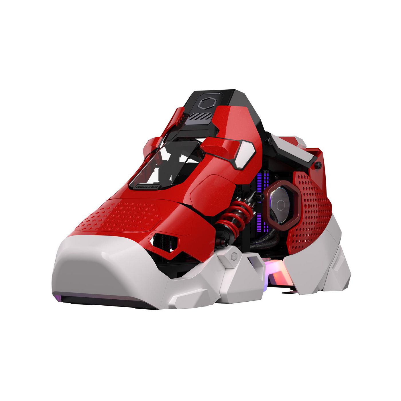 Sneaker X Red, White 850 W