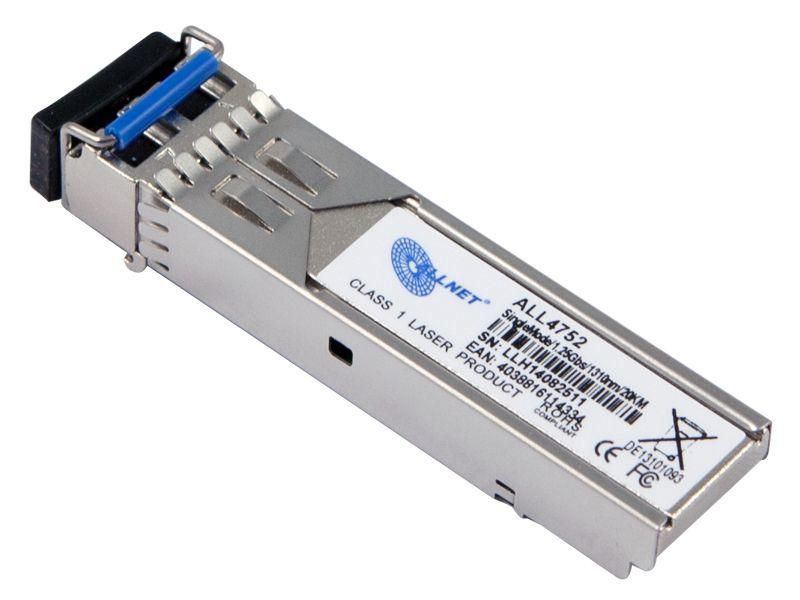 Modulo Switch ALLNET ALL4752-INDU SFP(Mini-GBIC), 1000Mbit, LHX/LC, 20KM, Industriale, -40/85 gradi,