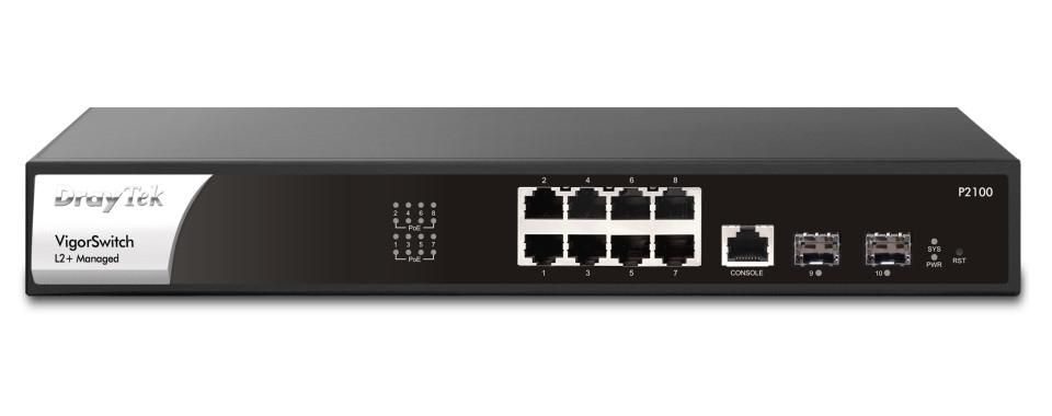 Draytek VSP2100-K W129024265 P2100 VigorSwitch 8-Port 