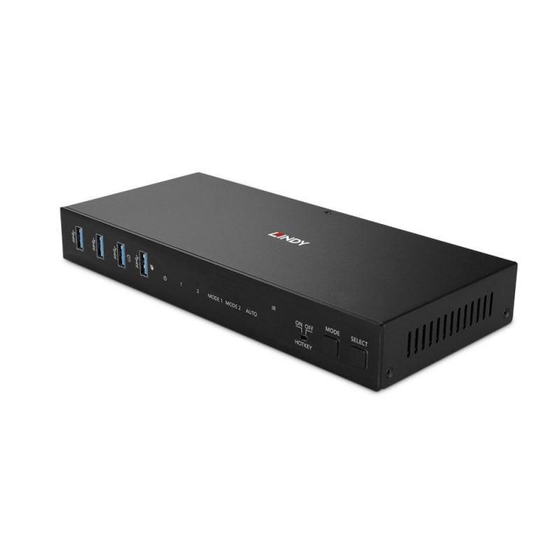 Lindy 2 Port Dual Head HDMI