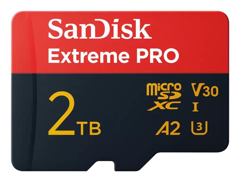 Sandisk Extreme® Pro MicroSDXC Scheda di memoria 2 TB con adattatore SD