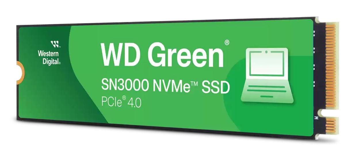 WD Green SN3000 SSD 2TB PCIE GEN4 NVME