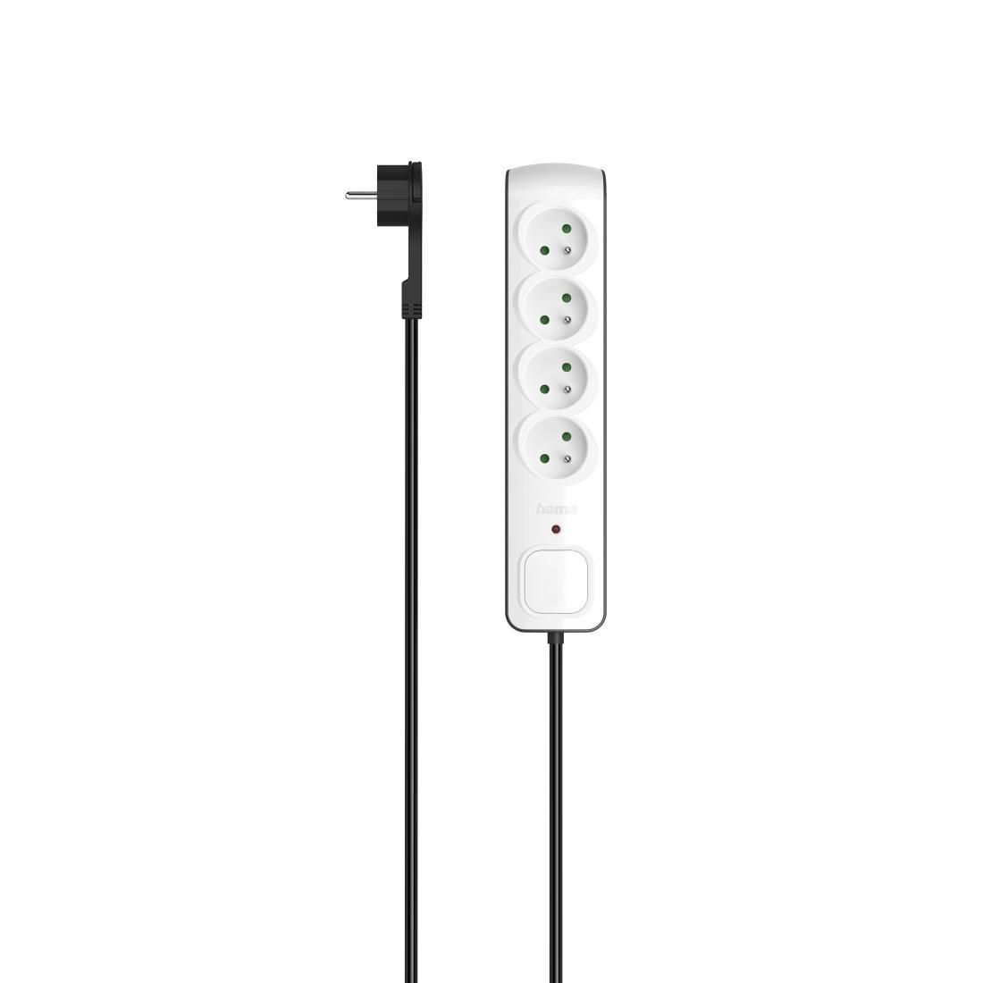 Hama P2223762 W129037371 Surge Protector Black, White 
