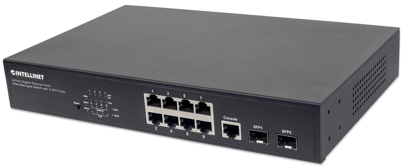 8-Port Gigabit Ethernet Poe+