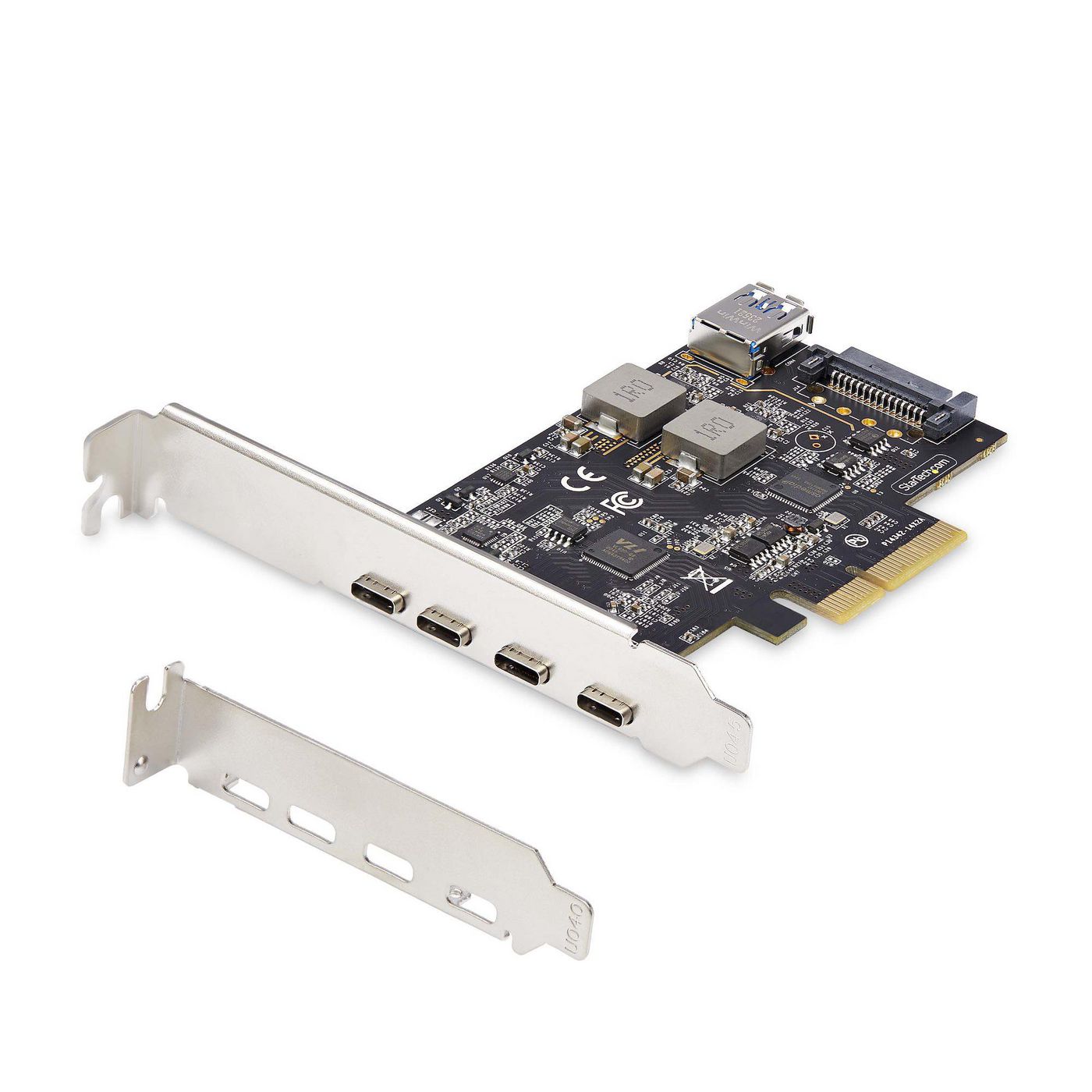 StarTech.com Scheda di Espansione PCIe USB a 5 porte, USB 3.2 10Gbps, scheda PCI Express con 4 porte USB-C, 1 porta interna USB