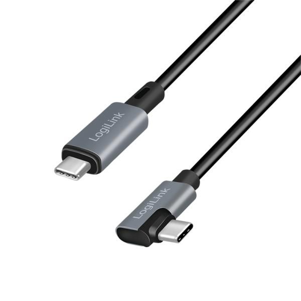 LogiLink CU0184 W129038465 USB 2.0 Type-C cable, CM 90 