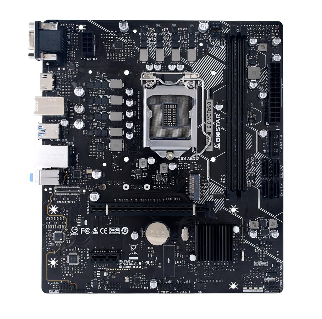 Biostar H510MH 2.0 W129040128 Motherboard Intel H510 Lga 