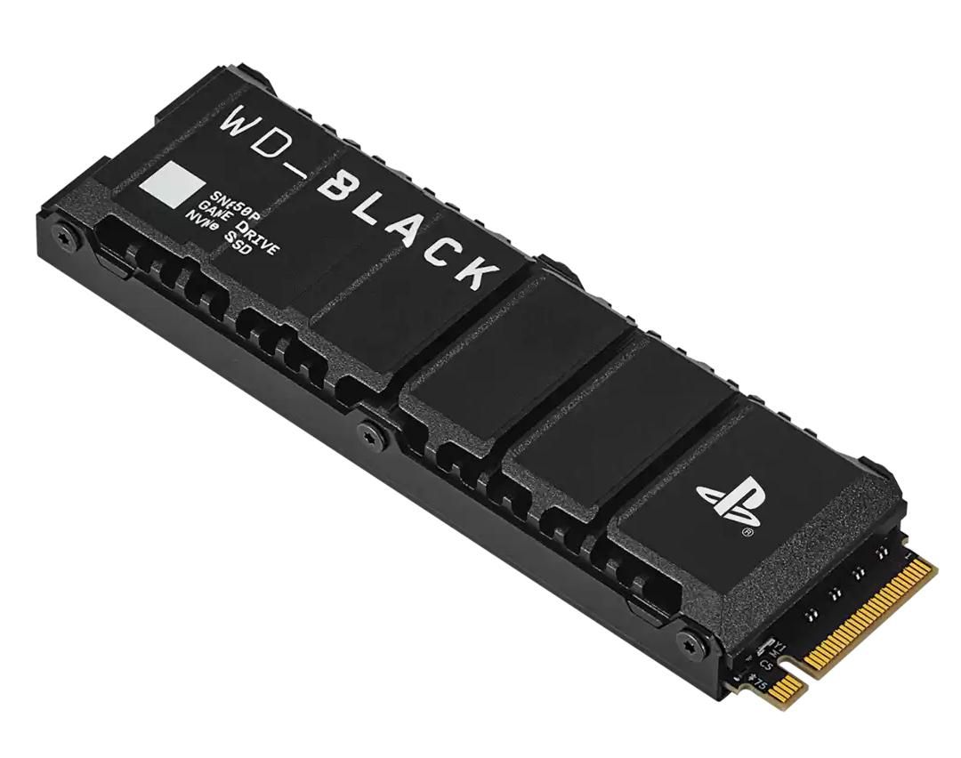 WD BLACK SN850P WDBBYV0080BNC-WRSN - POUR PLAYSTATION 5 - SSD - 8 TO - INTERNE - M.2 2280 - PCIE 4.0 X4 (NVME) - DISSIPATEUR DE