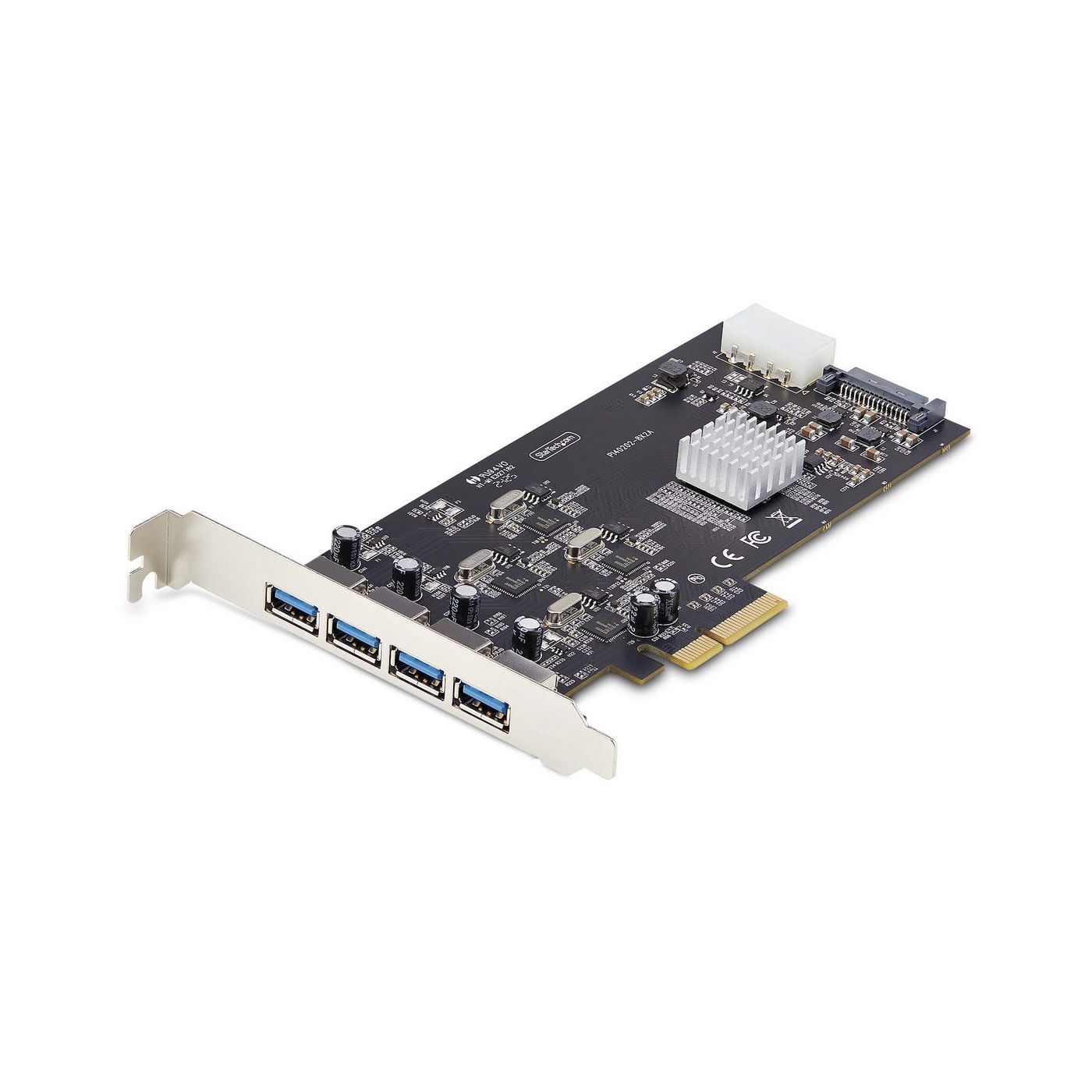 StarTech.com Scheda PCIe USB a 4 porte, USB 3.2 5Gbps, scheda di espansione PCI Express con 4 controller USB indipendenti, 4 po