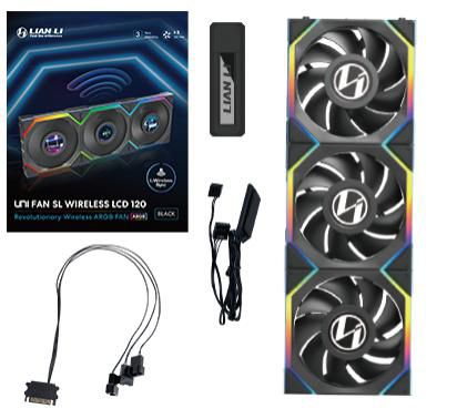 Uni Fan Sl Wireless Lcd 120 - 12SLLCD1W3B