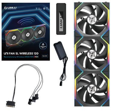 Lian-Li 12SL1W3B W129042377 Uni Fan Sl Wireless 120 