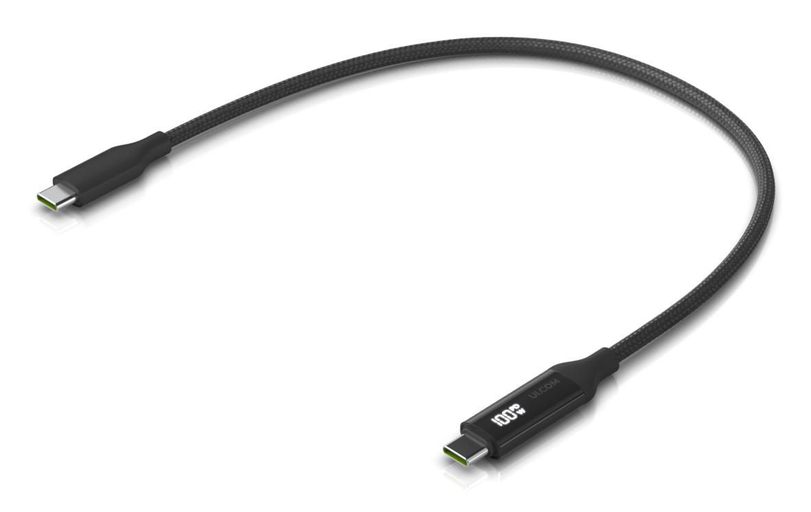 Braided power and data cable