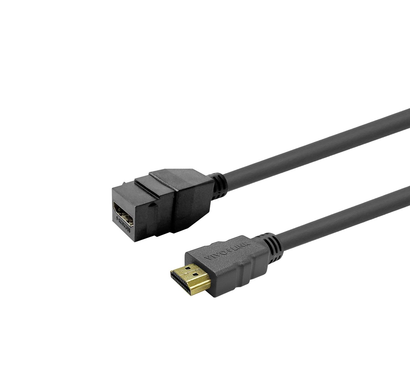 Keystone Black HDMI Female to - HDMI Male - Warranty: 1188M