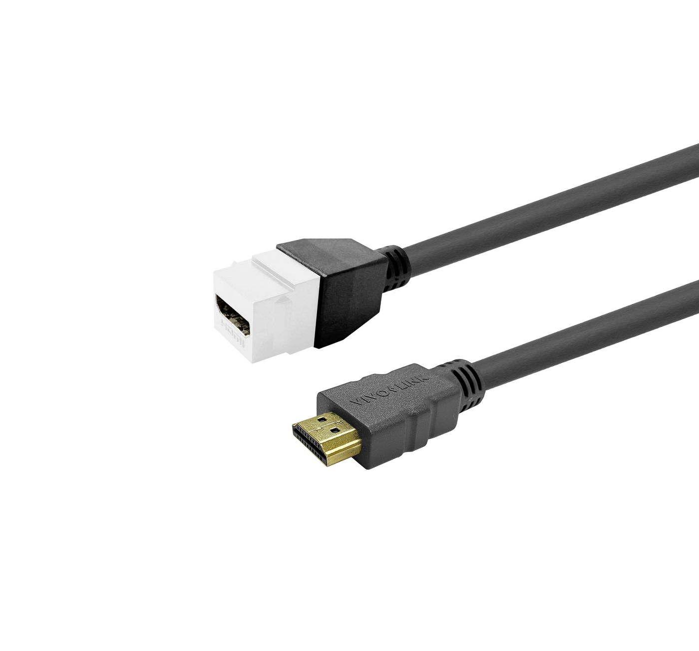 Keystone White HDMI Female to - HDMI Male - Warranty: 1188M