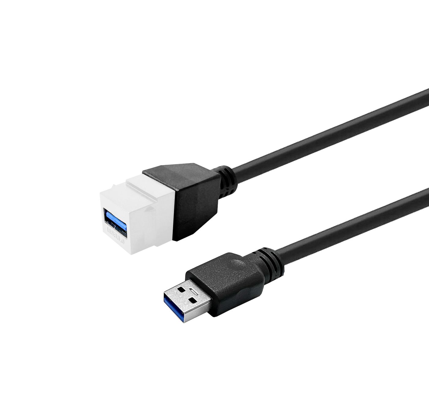 Keystone White USB3,0 - A-Female to USB3,0 A-Male - Warranty: 1188M