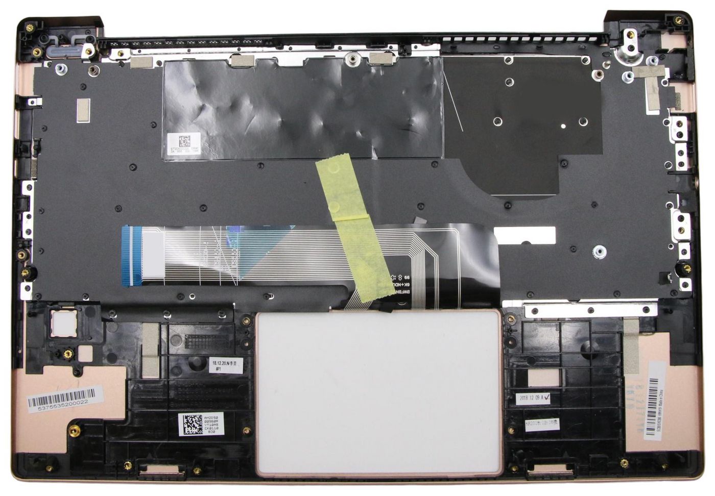 Lenovo 5CB0S16370 W125683187 UpperCase C81J7CO FP wNBLKB 