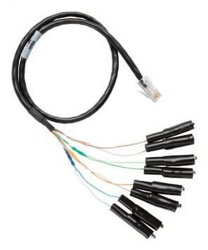 RJ45 to 8-clip test leads for